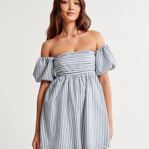 Polka Dot Emerson Off the Shoulder Skort Dress NWOT